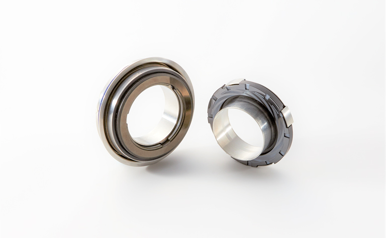 Surface textured mechanical seal for E-motor cooling system